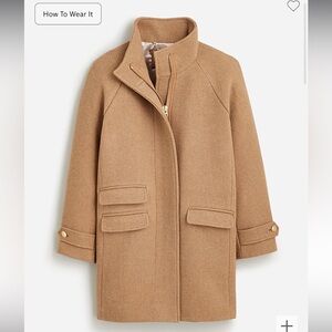 J. Crew Toscana coat in Italian stadium-cloth wool blend